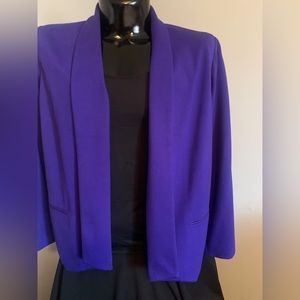 Chico’s Drape Front Ponte Jacket. Sz 3 (14-16)